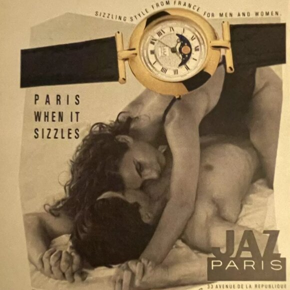 Vintage JAZ Paris French Moon Phase Watch main image 9